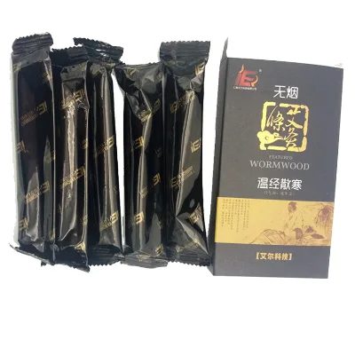 New Packaging Huasun Smokeless Moxa Stick Chinese Traditional Moxibustion Used Moxa Roll