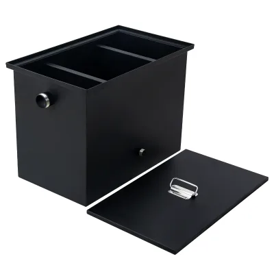 Industrial Commercial Stainless Steel Grease Trap Oil Interceptor Stainless Steel Restaurant Auto Under Sink Oil Water Separator
