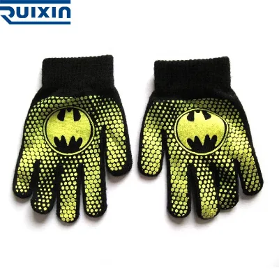 Hot Sailing Cheap Custom Saftey Gloves Winter Knitted Gloves Acrylic Gloves With Custom Printing LOGO Adult Kids Size Unisex