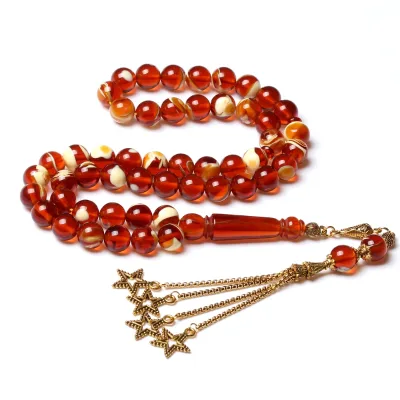 Prayer Rosary Turkish Islamic Muslim Mala Quran Hajj Rosary Bangle Jordan Oltu Tesbih Misbaha Custom logo Beads Tasbih