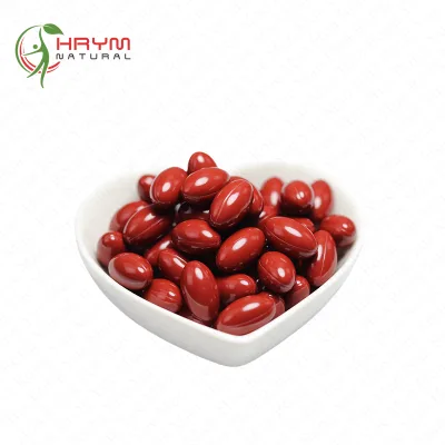 China Supply GMP Certificated Health Care Supplement Coenzyme Q10 Capsule Pure 98% Coenzyme Q10 Powder Vitamin E Softgels