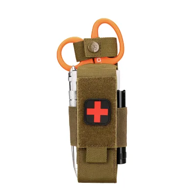 Multi-Purpose Light Weight Practical Portable Outdoor Gear Compact Small Tactical MOLLE EDC Packet With Webbing Ring