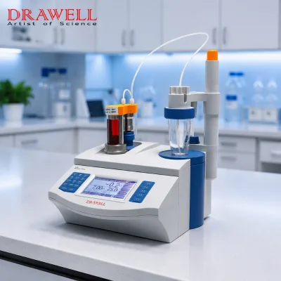 Ti-40 Automatic Titration System 50 Data Sets Storage Laboratory Analysis Titration Apparatus