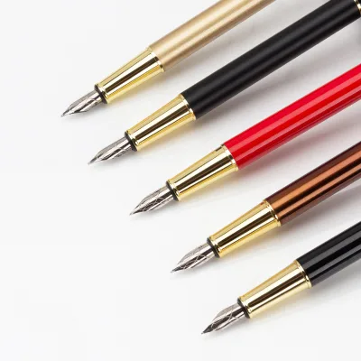 Third Grade Elementary School Students Replaceable Non-Leakage Ink Training Class Hard Pen Calligraphy Practice Fountain Pen