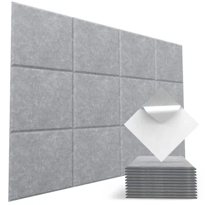 Multi-Function DIY Pet Felt Acoustic Wall Panels Wool Felt Fabric for Living Room Bedroom Hotel Sound Absorbing Panels
