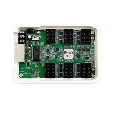 BX-V75 LED Full Color Display Screen Control Card Synchronous and Asynchronous Display Control System for 12 75HUB Interfaces
