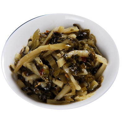 Edible Ready to Eat Seasoned Vegetable Food Pickled Mustard Greens and Bamboo Shoots Strips