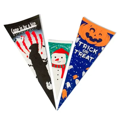 Huiyi Customize Factory Pennant Decoration Custom School College Triangle Felt Pennant