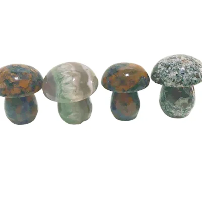 Wholesale Natural Crystal Stone Clear Quartz Multi Materials Mushroom for SalePopular