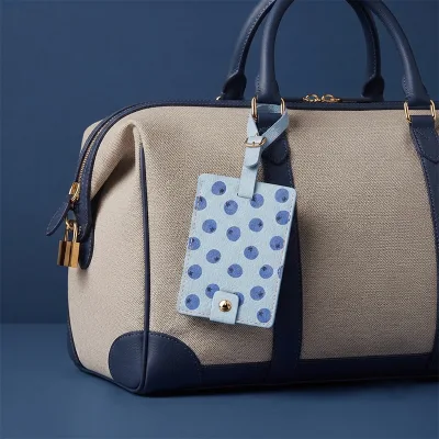 Factory Cutom ID Leather Sublimation Bag Luggage Tags Personalized Suitcase ID Travel with Window Insert Wedding Favors