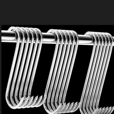 Stainless steel butcher hanging meat butcher S hook meat jerky hooks