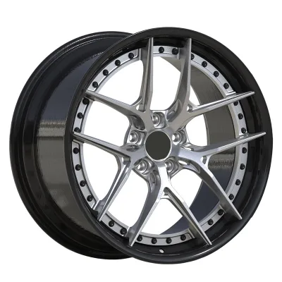 5 Spoke Real 20 Inch 2 Piece Forged Wheel with PCD 5*114.3