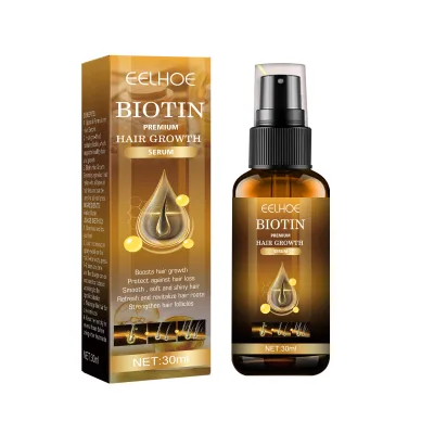 EELHOE Anti Hair Loss Treatment Serum Ginger Oil Serum Hair Regrowth Care Biotin Hair Growth Serum Oil for Men and Women