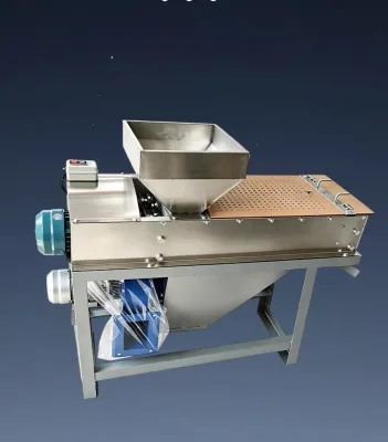 Low Breakage Rate Electric Mini Peanut Peeler Stainless Steel Roasted Peanut Skin Peeling Machine 200kg/h Capacity 1 Year