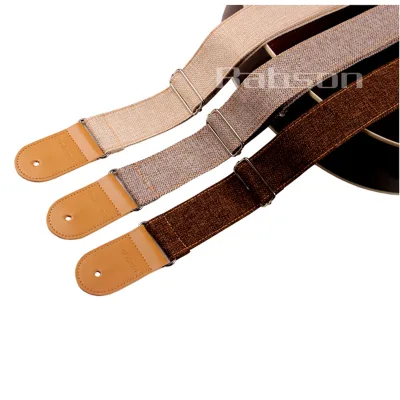 Factory Vintage Guitar Strap OEM/ODM Customize Leather Ends Adjustable Padded Guitar Straps Belt