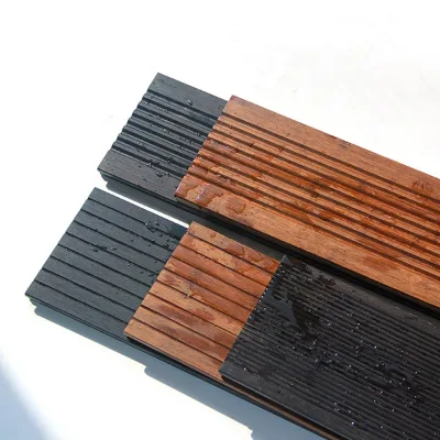 Eco Forest Bamboo Carbonized Flooring Outdoor Strand Woven Bamboo Floor for Walkway Paving