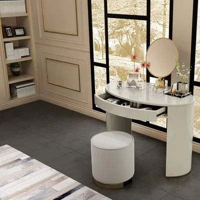 Furnistyle Italian Light Luxury Modern Dressing Table Bedroom Simple Dressing Mirror Dressing Storage Table