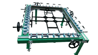 Professional Grade Screen Stretching Machine For High Volume Screen Printing Production With Robust Metal Structure