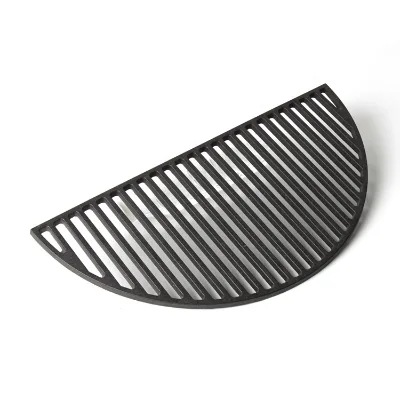TOPQ BBQ Accessories Half Moon Cast Iron Grid for Outdoor Barbecue Cooking