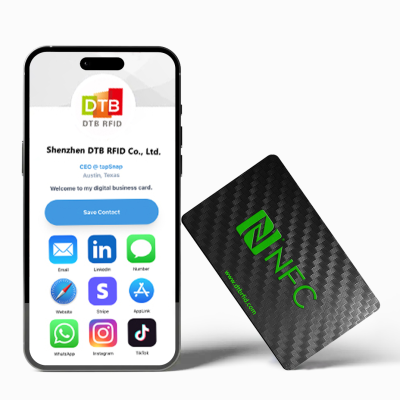 Customized NFC Business Card Social Contact Card
