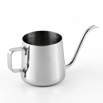 Modern 240ml Stainless Steel Gooseneck Coffee Pot With Drip Coffee Maker for Home Use