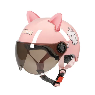 Children's Helmet Summer Electric Bike Half Helmet All-Season Universal Motorcycle Electric Bicycle Safety Certification
