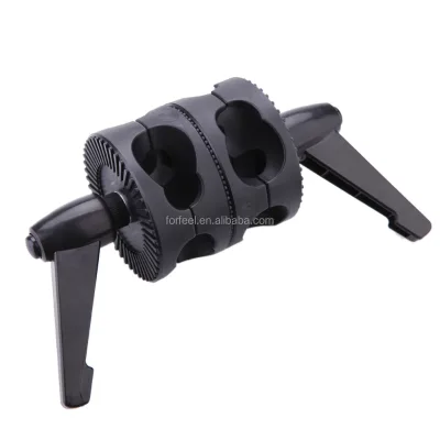 Photography Dual Swiveling Grip Head Angle Clamp for Photo Studio Boom Arm Reflector Holder Stand