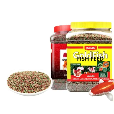Ornamental Fish Food for Koi Goldfish Household Non-Clouding Water Universal Type Special Floating Small Pellets Pet Food