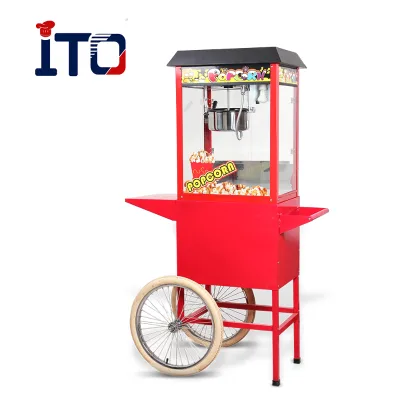 Mushroom Kernel Maize Popcorn Vending Cart