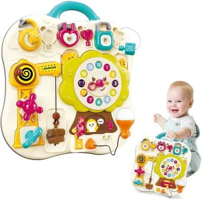 Montessori Educational Musical Toddler Toys Anime Activity Sensory Board Baby Busy Board for Kids