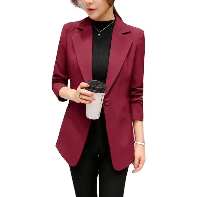 2025 Spring New Women's Casual Suit Slim Long-sleeved Small Suit Women Suit Jacket