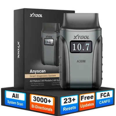 EU USA Warehouse for Anyscan A30M 2-Year OBD2 Diagnostic Scanner Code Reader for LCD Display Auto Diagnosis Tool