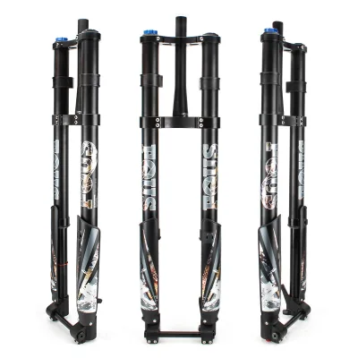 26/ 27.5/29 Inch Double Shoulder Bicycle Fork 15 *110mm Aluminum Alloy Mountain Bike Downhill Fork