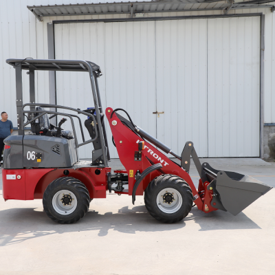 Epa New Hydraulic Pump 600kg Small Micro Battery Operated Mini Articulated Electrical Four Wheeler Loader