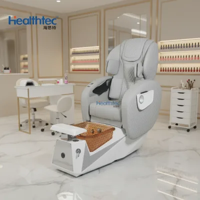 Massage Chair Spa Nail Salon CE Certified FCC Certified Custom Logo Color 7-Color LED Lamp Pipeless Whirlpool Tub Reclining