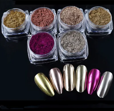 Rainbow Chrome Metallic Pigment Color Shifting Chrome Mirror Watercolor Pigment