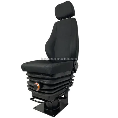 New Popular Grammer Railway Vehicle Air Suspension Leather Driver Seat with Airbag-ISO9001 Certified Customized Designs