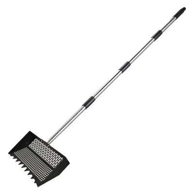 Metal Chicken Poop Scooper with Ergonomic Grip Diverse Chicken Litter Scoop for Chicken Coop & Pet Waste Cleaning