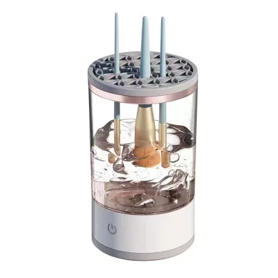 New 2 in 1 Makeup Brush Clean Machine Automatic Cosmetic Brush Cleaner Tools Electric Makeup Brush Cleaner