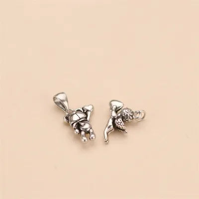 Fashion Angel Bear Pendants Charm for Jewelry Necklace Making