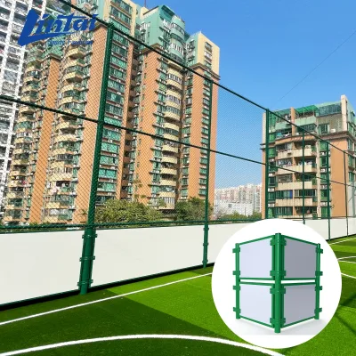 Modular Sport Fence High-Density PU Foam Sandwich Panel Fence Anti-Collision Football Pickleball Badminton Court Barrier Custom