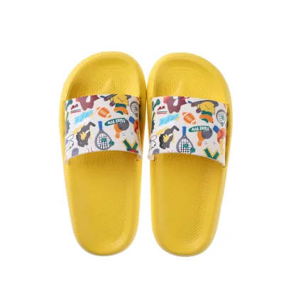 2025 Slippers Sandal Thick Platform Man Women Bathroom Unisex Flip-flops Sandals Soft Mute EVA Indoor Slides