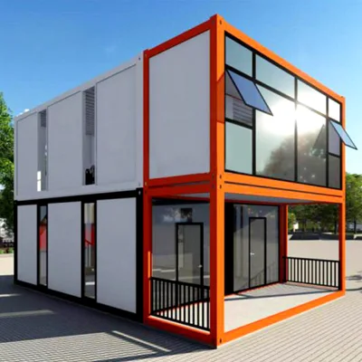20Ft Australia 2 Bedroom Luxury Prefabricated Container Homes 40Ft Expandable Container House With Full Bathroom