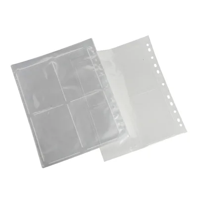Manufacturer Wholesale 4x5 4-Up Archival Negative Sleeves Acid Free PP Material Durable Dust Proof Film & Slide Film Sleeves
