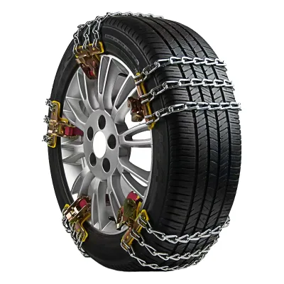 Universal New Anti-Slip Galvanized Steel Snow Chains Improved Automotive Tire Chains Performance