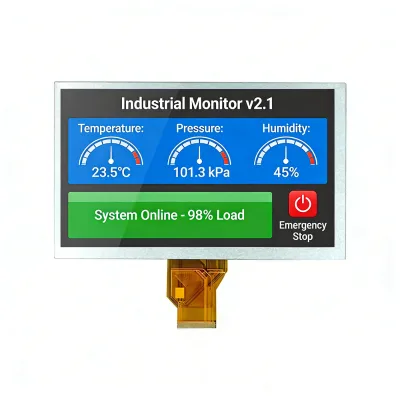 Kingtech 9 Inch TN 1024x600 WSVGA TFT LCD Display with Capacitive Touch Panel LVDS Interface Industrial Use