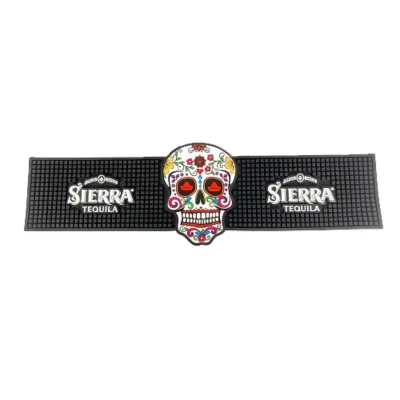 Anti Slip Soft PVC Bar Mat Beer Mat Custom Branded Rubber Bar Runners With Logo Soft Drip Promotion Gift bar Tender PVC bar Mat