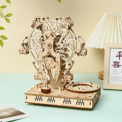 Wholesale Cross-border New Design Musical Ferris Wheel 3D Puzzle Model