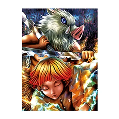Demon Slayer 3D Lenticular Print Anime Poster Wall Art Painting Kimetsu No Yaiba 3D Wallpaper Customize 3D Wallsticker