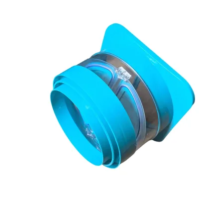 Universal Home-Improvement Smoke Prevention Check Valve for Kitchen Exhaust Ducts Large-Diameter Plastic High-Seal Design